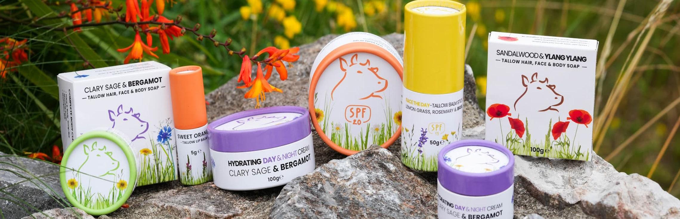 Organic tallow skincare website